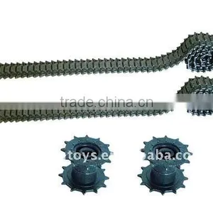 Military Tank Parts-metal Track/driving Wheel /idler Wheel Set for 1/16 M41A3 Tank thumbnail-1