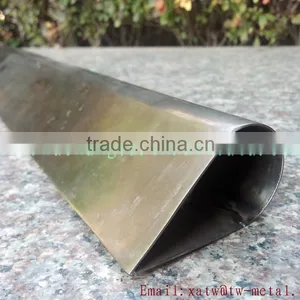 Ti6AL4V Titanium Water Drop Tube Gr.5 Titanium Seamless Tube Gr.5 Titanium Special Tube Wholesale thumbnail-1