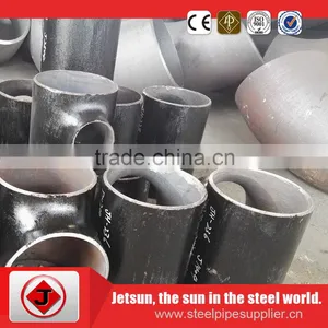 Carbon Steel Butt Weld Carbon Steel A234 WPB B16.9 Reducing Tee SCH40 thumbnail-4