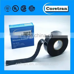 Self Heat Resistant Silicone Rubber Tape for Wires Cables thumbnail-2