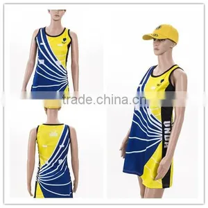 Wholesale Custom Netball Dresses Bodysuits Women Wear thumbnail-1