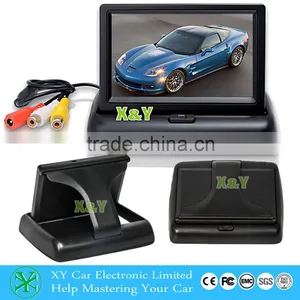 4.3 Inch Car Foldable Lcd Monitor, Security Car Lcd Monitor ,car Monitor XY-2046 thumbnail-1