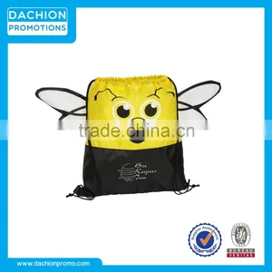 Bee Shape Drawstring Backpack thumbnail-1