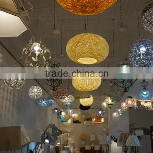 Crystal Ball Pendant Light Decorative Metal Pendant Hanging Lamp / Light thumbnail-6