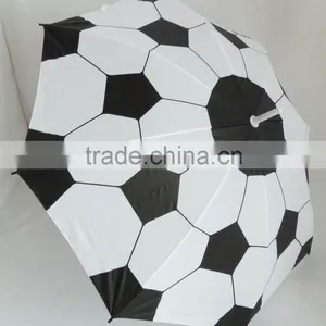 23" Auto Open Football Design Printed Sport Umbrella thumbnail-2