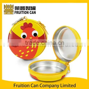 Yellow Round Zipper With Chicken thumbnail-1