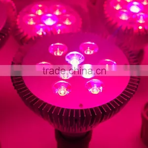 XQD 9w Full Spectrum LED Grow Light E27 Lamp Bulb for Medical Flower Veg Plant thumbnail-2