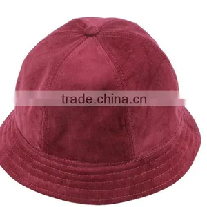 Wholesale Foldable Cotton Fashion 6 Panel Blank Designer Custom Bucket Hat thumbnail-2