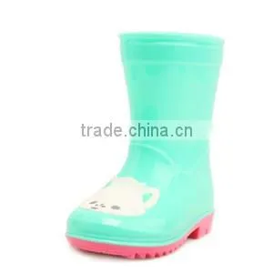 Colorful Kids Cute Rain Boot Shoes, Kids Pvc Rain Boots Rubber Boots thumbnail-2