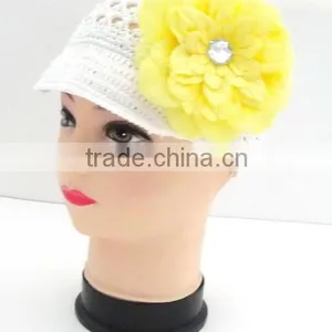 Multi Colors Crochet Hat,newsboy Hats for Infants Boys thumbnail-1