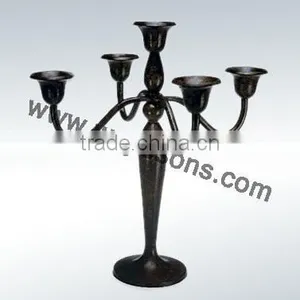Black Party Use Candelabra Weddings And Metal Religious Candelabra For Decorative Church thumbnail-4
