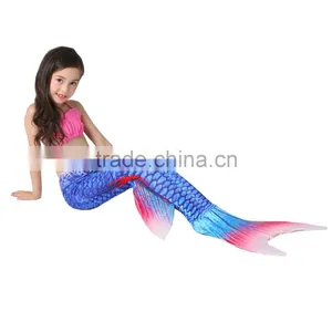 Girls Princess Costume Swimmable Mermaid Tail With Monofin thumbnail-6