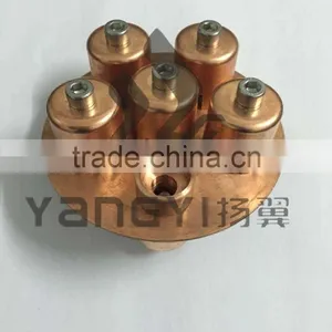 4 Inches Copper Bubble Plate , Plate 5 Bubble Caps for Brewery Distiller Equipment thumbnail-1