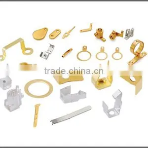China Manufacturer OEM Customize Metal Stamping Parts With Yellow Zinc Plated thumbnail-1