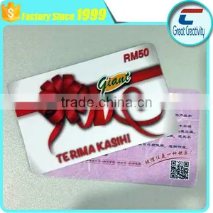 Nice Printing Plastic Gift Card, Super Market Loyalty Card thumbnail-2