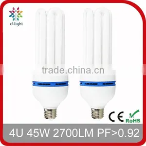 Brasil Luz 45W 127V 220V 6400K T5 E27 PF>0.92 4U.tube CFL Energy Saving Lamp With Procel Inmetro Standard thumbnail-1