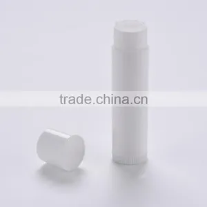 Wholesale White Color pp Plastic Lip Balm Tubes thumbnail-6