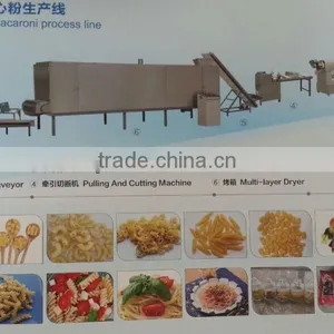 Round Tube Shape Macaroni Processing Plant,macaroni Making Machinery,macaroni Pasta Making Machine thumbnail-2