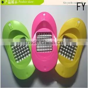 Stainles Steel and ABS Plastic Manual Potato Chipper , Pototo Chips French Fries Cutter thumbnail-1