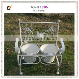 Antique New Item Wrought Iron Outdoor Metal Flower Pot thumbnail-4