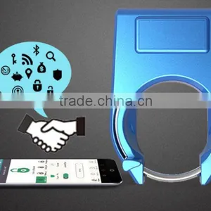 Intelligent Bluetooth Mobile Control Anti-theft Lock With Alarm, Smart Bicycle Horseshoe Lock Aluminum Alloy Waterproof thumbnail-1