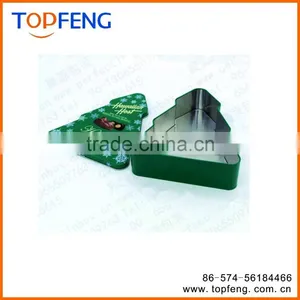 Christmas Tin Box/tin Gift Box/triangle Tin Box/square Tin Money Box/box Candy thumbnail-3