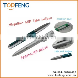 Reading Pen With Magnifier/magnifier Pen/2 in 1 Reading Magnifier Pen/pen With Magnifying Glass thumbnail-1
