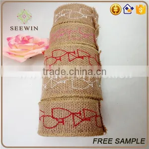 Printed Jute Ribbon for Deco and Natural Jute Ribbon thumbnail-5
