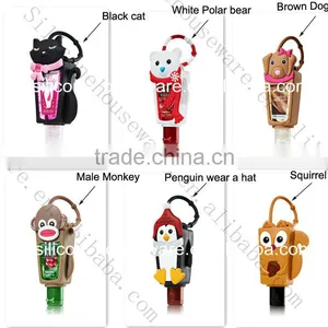 New Innovative Product 3d Animal Shaped Hand Sanitizer Silicone Holder for Promotional Gifts thumbnail-1