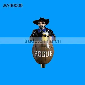 Funny Rogue Warrior Resin Custom Beer Tap Handles thumbnail-1