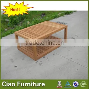 Garden Outdoor Teak Wood Table Sofa Side Table Furniture thumbnail-1