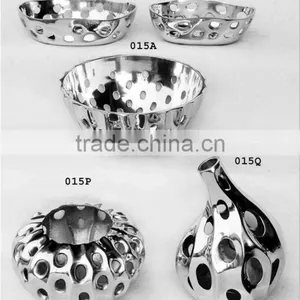 Metal Bowls,Bowls,Aluminum Bowls,Serving Bowls,Serving Trays,Platters,Designer Platters,Food Bowls,Table Wares thumbnail-1