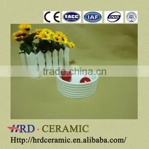 Hot Sell White Embossed Ceramic Bowl for Fruit thumbnail-1