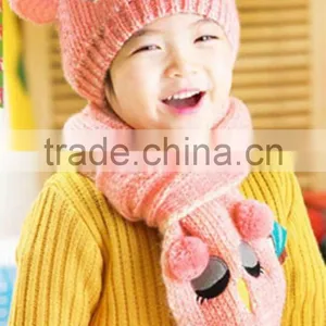 Portable Popular Set Winter Baby Hat Boy Girl Kids Warm Hat Cap thumbnail-5