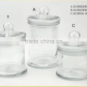 Airtight Glass Jar , Glass Jar With Lid , Storage Glass Jar , Glassware thumbnail-1