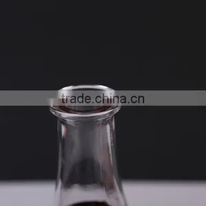 1000ml Red Wine Unique Shaped Glass Bottle With Glass Cork Stopper thumbnail-4