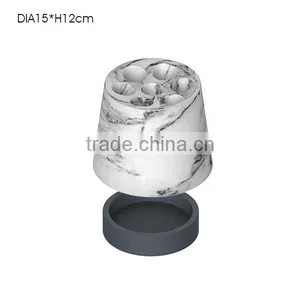 Honeycombed Concrete / Cement Umbrella Holder thumbnail-2