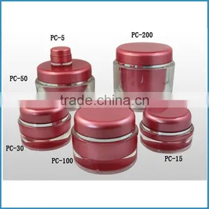 Round Empty Cosmetic Plastic Jar thumbnail-1