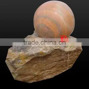 Red Stone Roating Ball Fountains Wholesale thumbnail-3