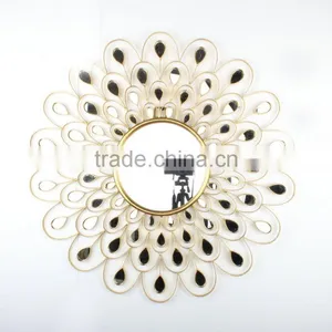Design Decorative Wall Hanging Metal Mirror Art thumbnail-5