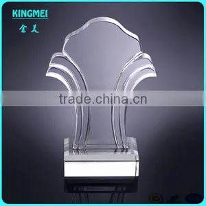 Custom Made Cheap Figure of Buddha Acrylic Crystal 3D Laser Optical Award and Trophy thumbnail-3
