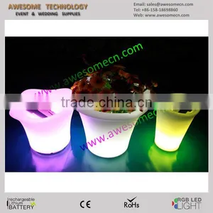 Battery Powered Bar Use Led Ice Bucket / Plastic Ice Bucket thumbnail-2