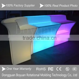 Rotational Molding Plastic LED Bar Reception Counter, Led Bar Desk thumbnail-5