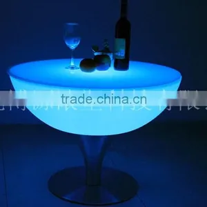 High Quality PE Plastic Led Table Lamp Led Cube Furniture Led Coffee Table thumbnail-4