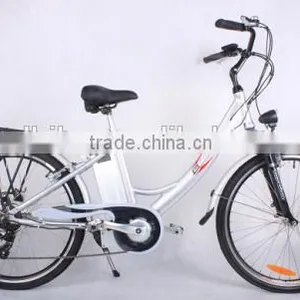 Hot Selling Popular 26inch Electric Bicycle 250W Electric City Bike for Ladies With Lithium Battery thumbnail-1