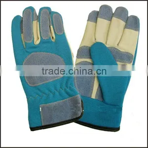 Pig Skin Anti-slip Leather Garden Gloves thumbnail-1