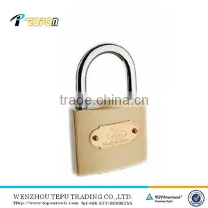 Iron Padlock With Brass Plating thumbnail-1