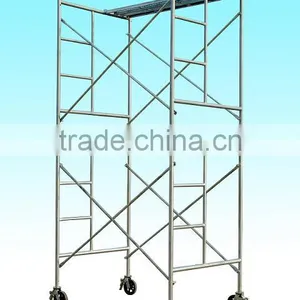 Sliver Color Galvanized Rolling Scaffolding Frame thumbnail-1