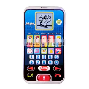 Plastic Kids Mobile Phone Toys, Baby Musical Early Learning Phone Toys With Light And Music thumbnail-3