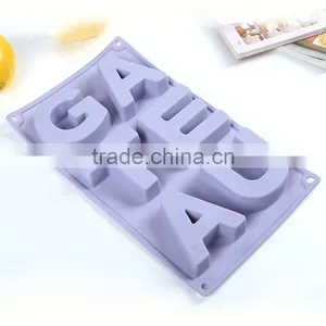 Silicone GATEAU Alphabet Pudding Bakeware Mould Cake Chocolate Mold thumbnail-1